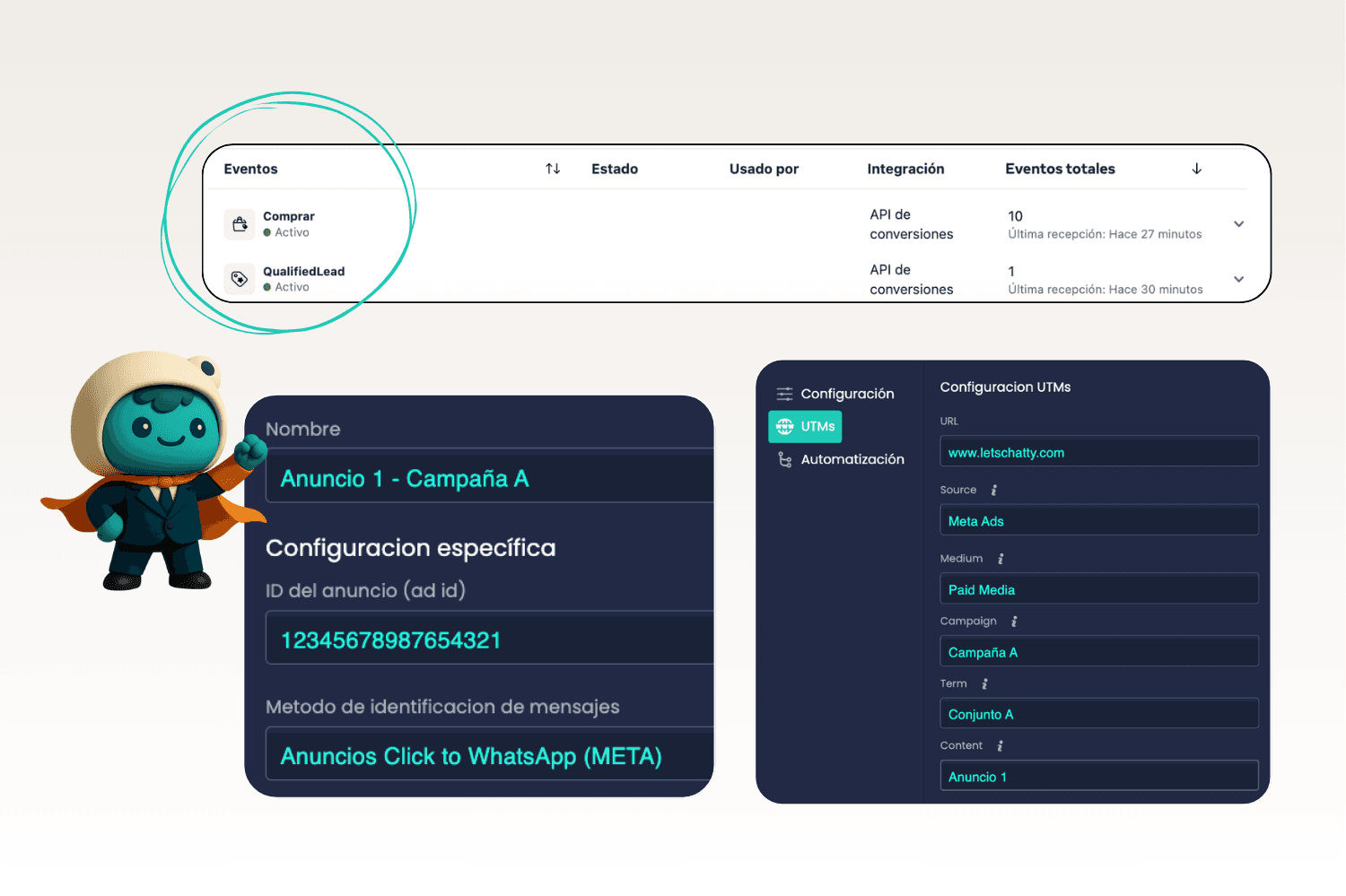 Trackeo completo en WhatsApp: Cómo usar UTMs y medir eventos con la API de conversiones de Meta